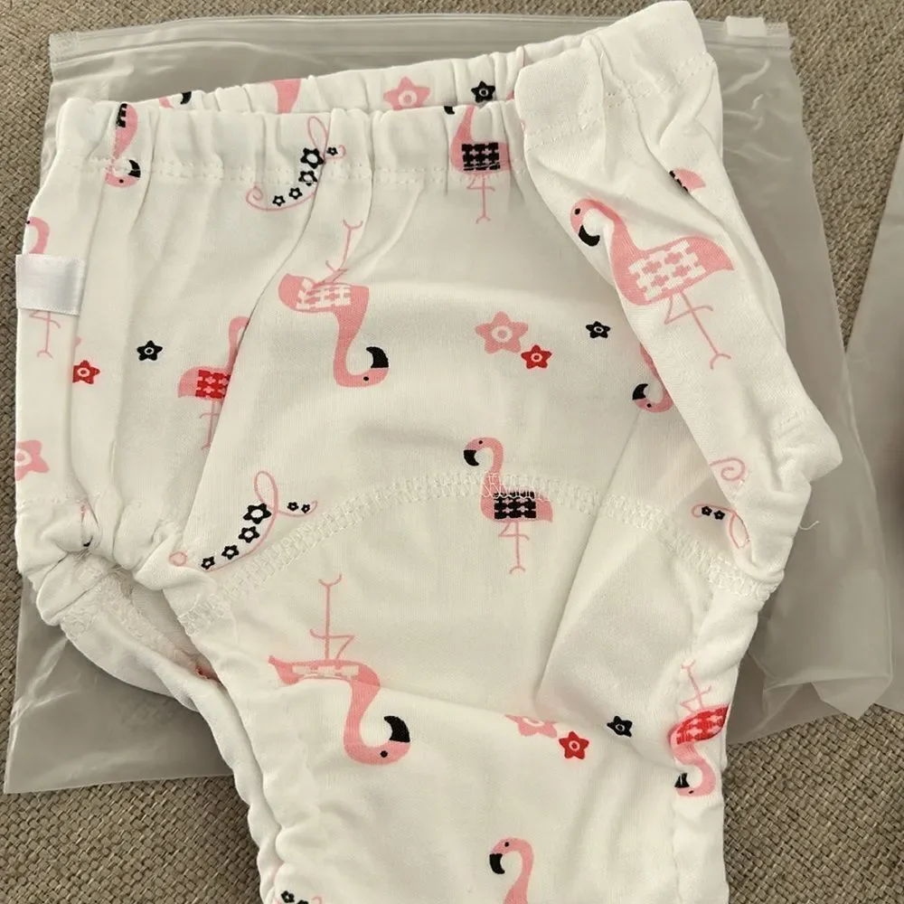NEW Kids Flamingo and Rabbit Print Diaper Covers or Training Pants Underwear